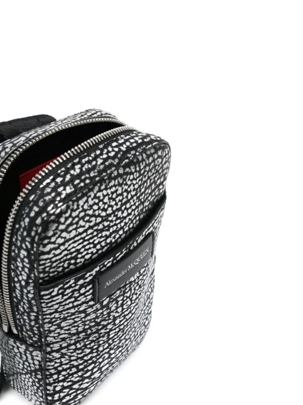 Alexander McQueen leather messenger bag - Image 4