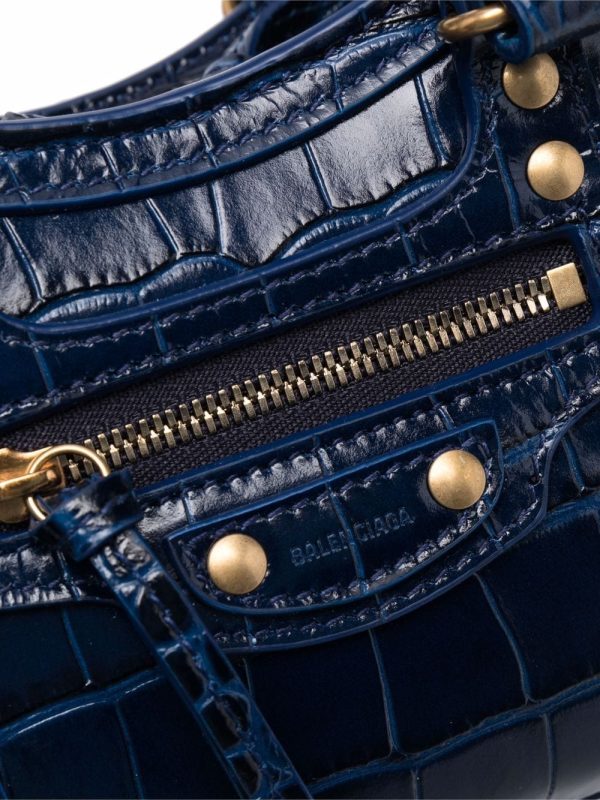 Balenciaga mini Classic City crocodile-effect bag - Image 4