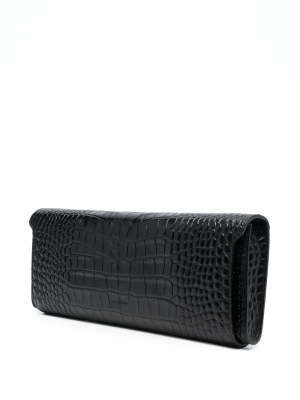 Balenciaga Money Elongate crocodile-effect shoulder bag - Image 4