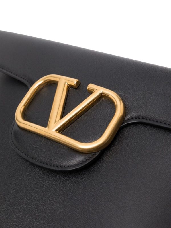 Valentino Garavani Locò leather clutch bag - Image 4