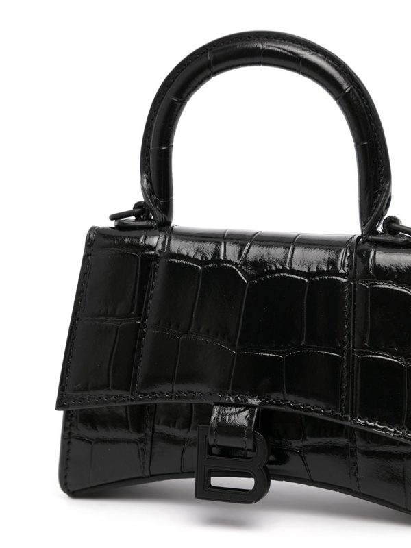 Balenciaga Hourglass embossed mini bag - Image 4