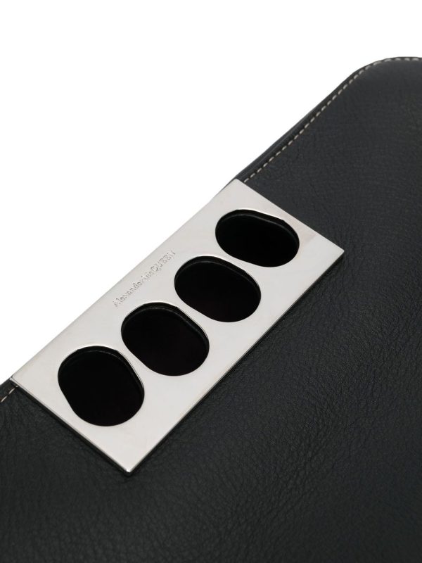 Alexander McQueen signature-handle leather backpack - Image 4