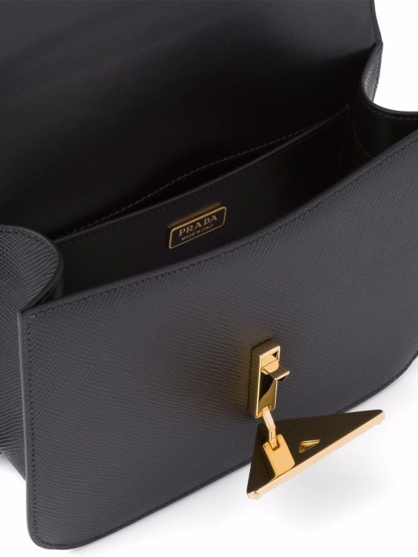 Prada triangle logo-plaque crossbody bag - Image 4