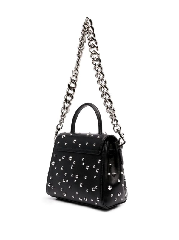 Versace small La Medusa studded top-handle bag - Image 4
