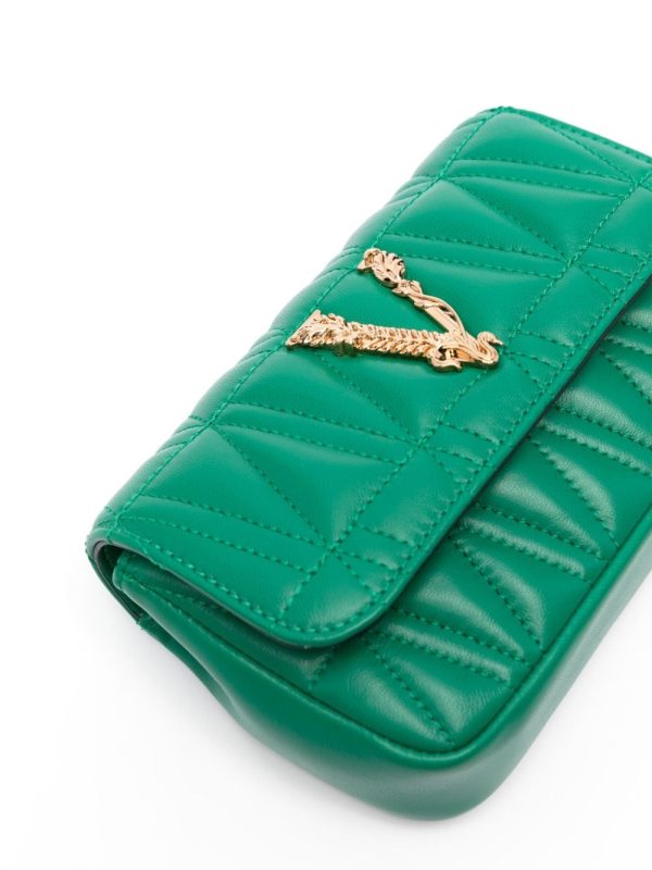 Versace Virtus quilted leather mini bag - Image 3