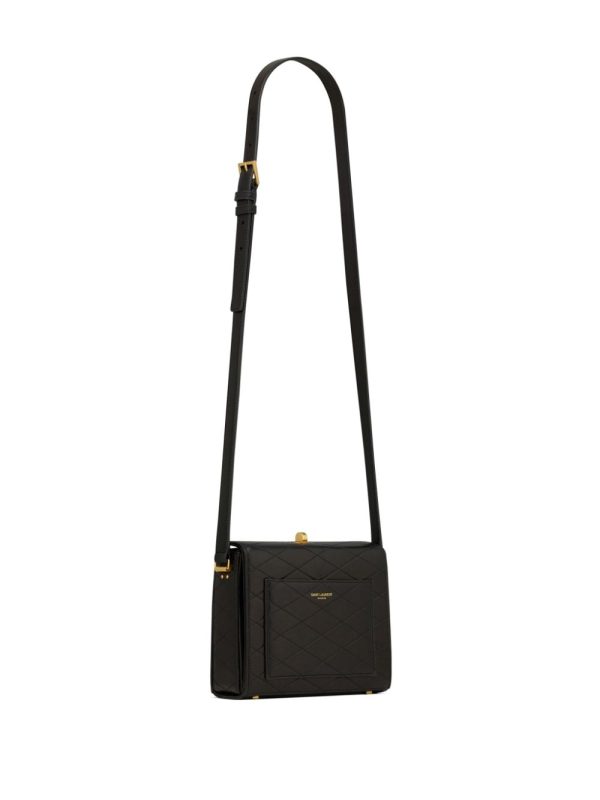 Saint Laurent diamond-quilted leather mini bag - Image 4