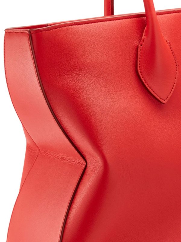 Ferragamo logo-stamp leather tote bag - Image 4