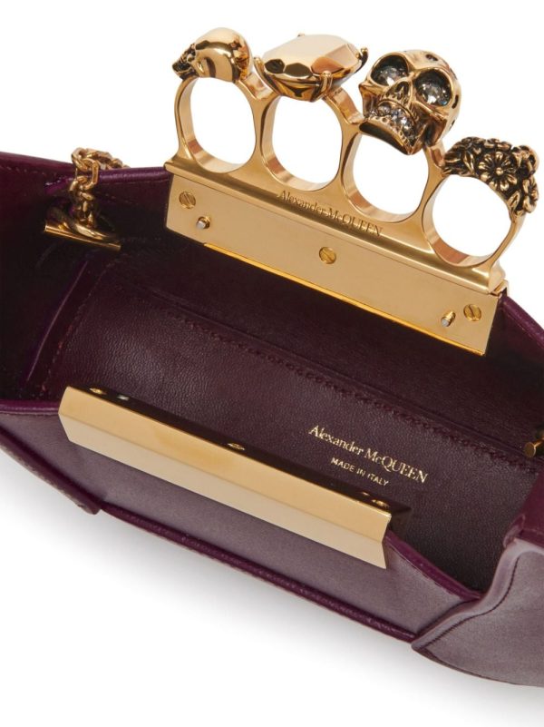 Alexander McQueen The Jewelled leather mini bag - Image 4