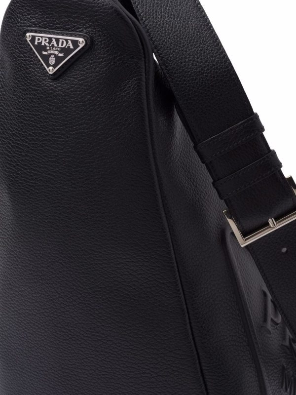 Prada leather Triangle shoulder bag - Image 4