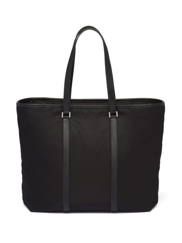 Prada logo-plaque tote bag - Image 4