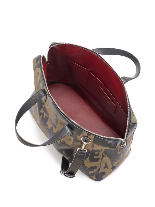 Alexander McQueen The Sharp graffiti-print tote bag - Image 4