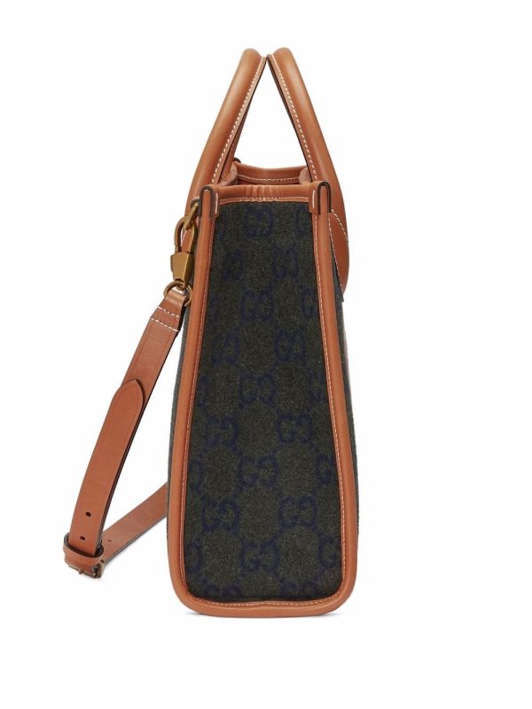 Gucci GG pattern logo-patch tote - Image 4
