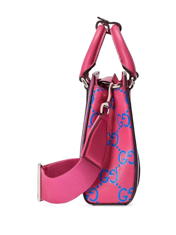 Gucci GG logo-embossed mini tote bag - Image 4