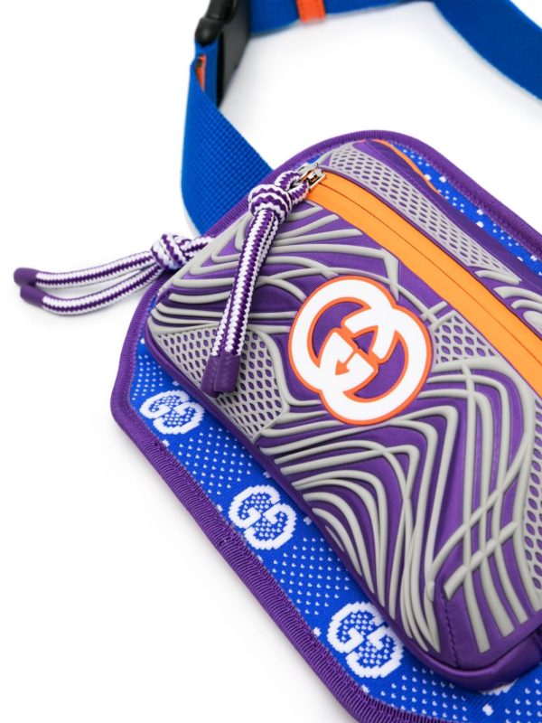 Gucci GG-logo print zipped belt bag - Image 4