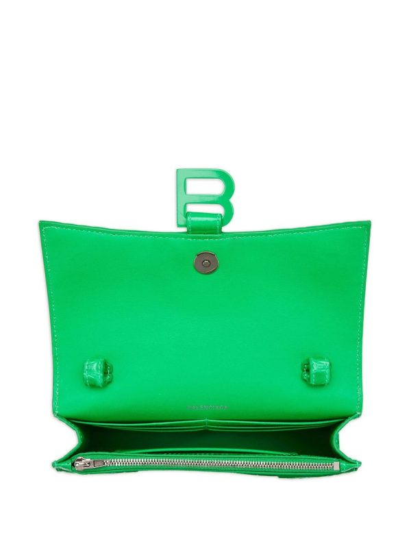 Balenciaga crocodile-effect leather shoulder bag - Image 4
