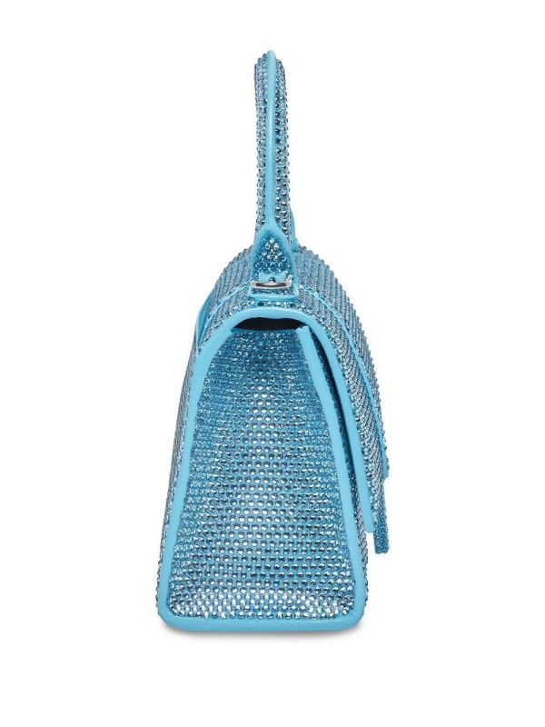 Balenciaga Hourglass crystal-embellished shoulder bag - Image 4
