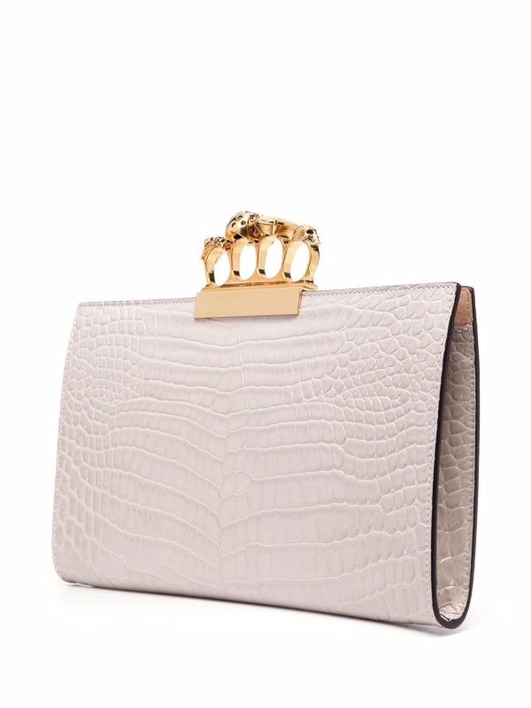 Alexander McQueen Four-Ring clutch bag - Image 4