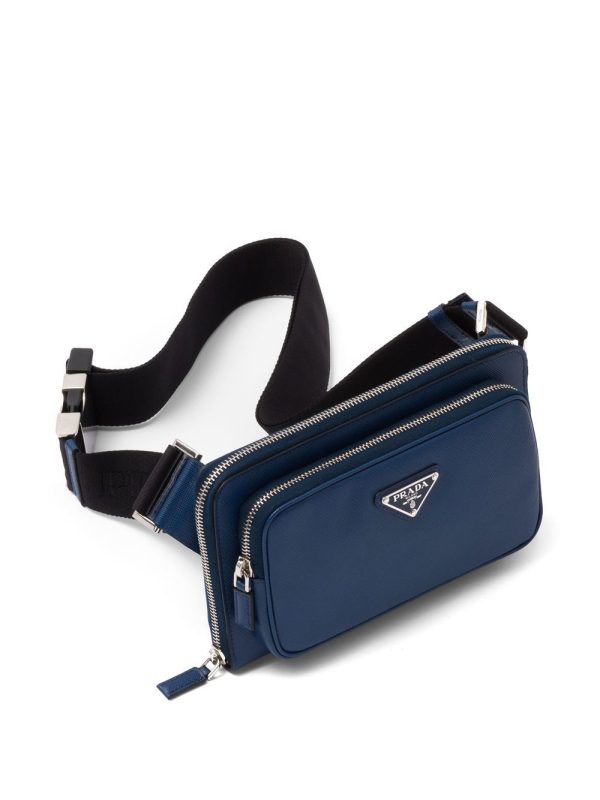 Prada logo plaque crossbody bag - Image 4