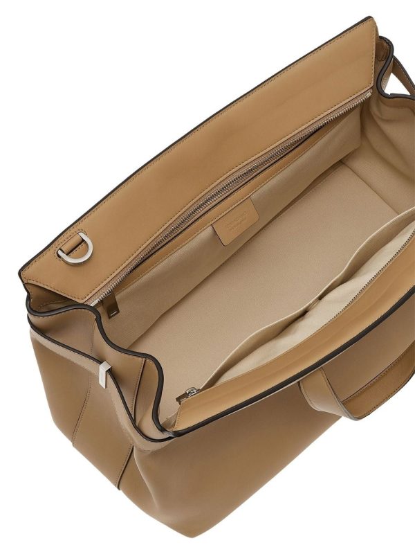 Ferragamo logo-plaque grained briefcase - Image 4