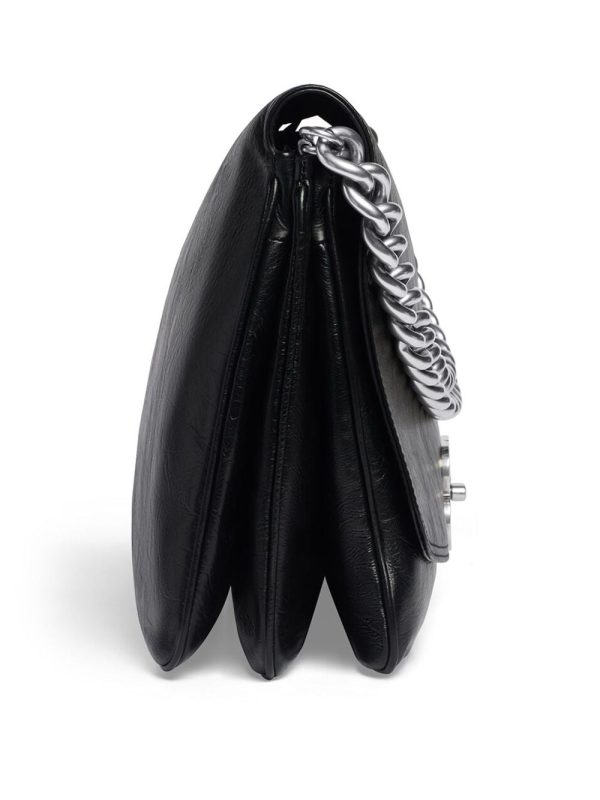 Balenciaga large BB leather flap bag - Image 4