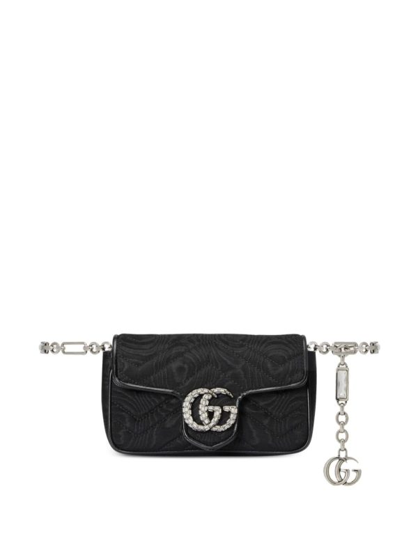 Gucci GG Marmont crystal-embellished belt bag - Image 4