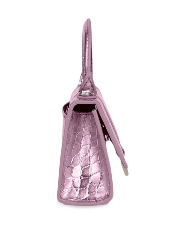 Balenciaga Hourglass mini metallic handbag - Image 4