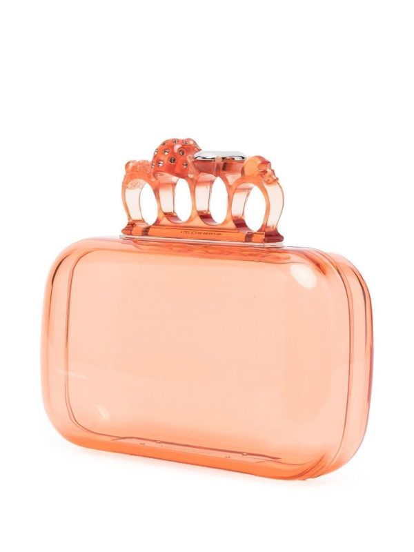 Alexander McQueen Four Ring clutch bag - Image 4