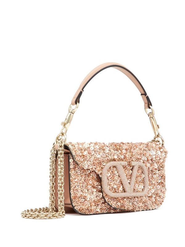 Valentino Garavani VLogo Signature sequin-embellished mini bag - Image 5