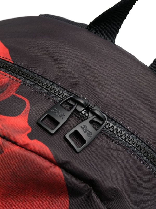 Alexander McQueen logo abstract-pattern print backpack - Image 4