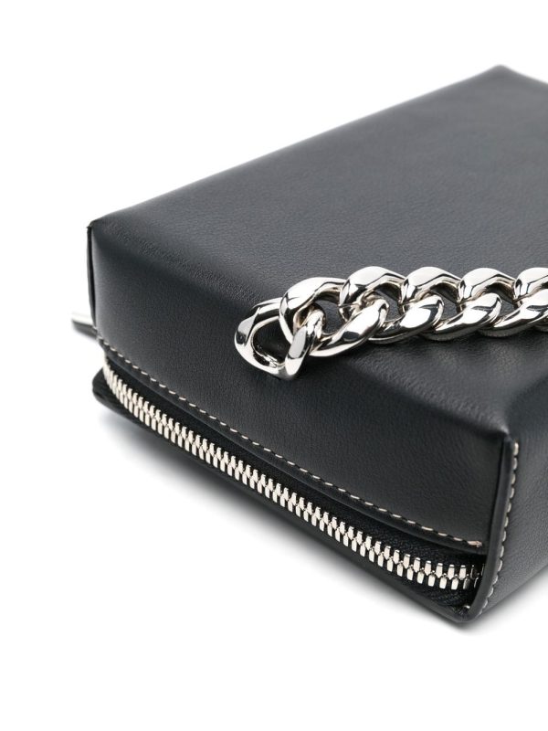 Alexander McQueen knuckleduster leather box clutch - Image 4