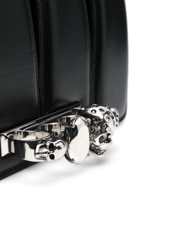 Alexander McQueen skull-ring detail shoulder bag - Image 4