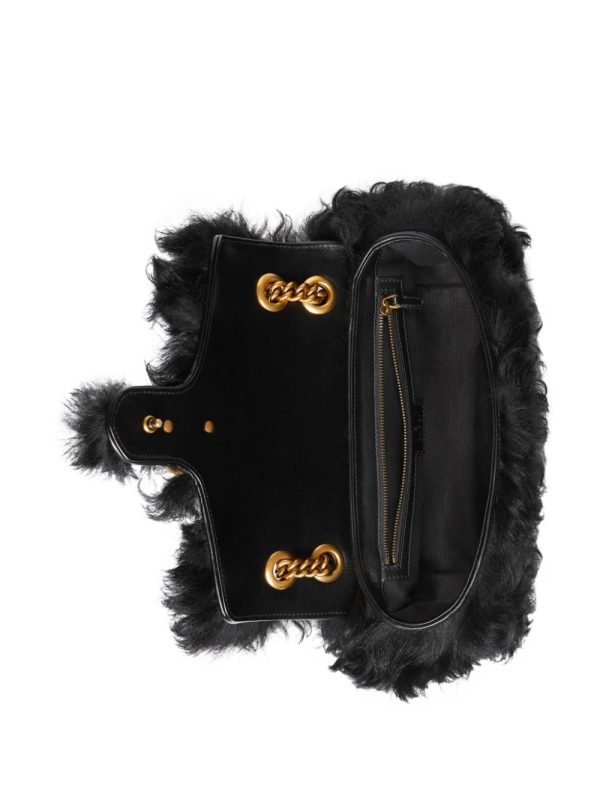 Gucci small GG Marmont cotton shoulder bag - Image 4