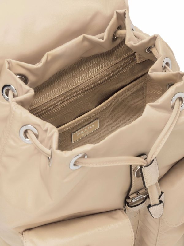 Prada small logo-plaque backpack - Image 4