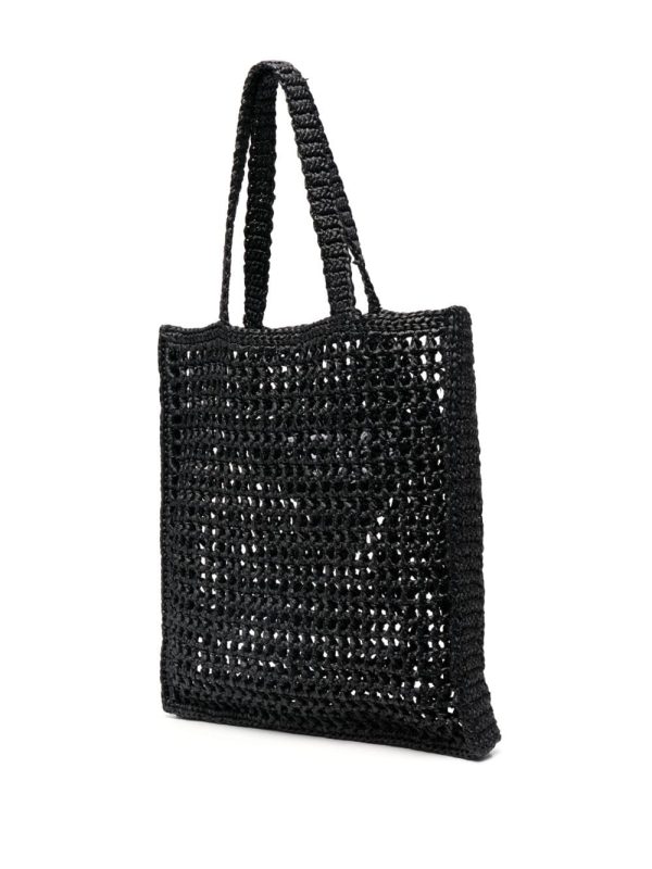 Prada interwoven-design logo-print shoulder bag - Image 4