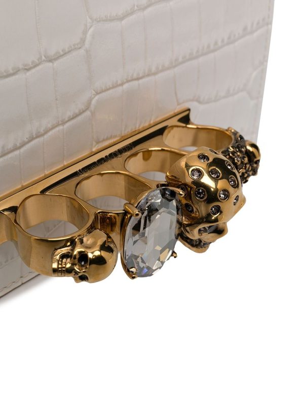 Alexander McQueen embossed knuckleduster shoulder bag - Image 3