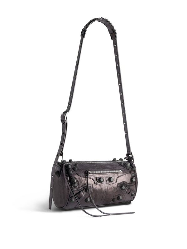 Balenciaga Le Cagole metallic-finish shoulder bag - Image 4