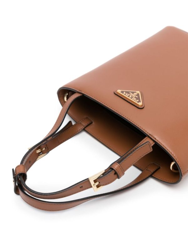 Prada triangle logo-appliqué tote bag - Image 4