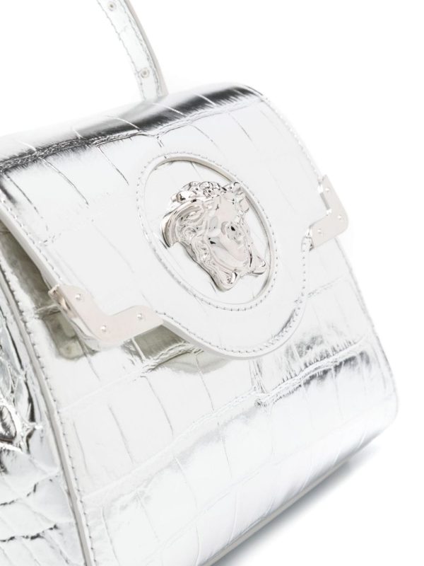 Versace small La Medusa leather tote bag - Image 4