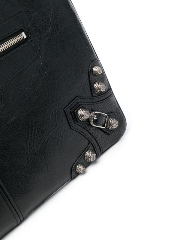 Balenciaga Le Cagole leather clutch bag - Image 4