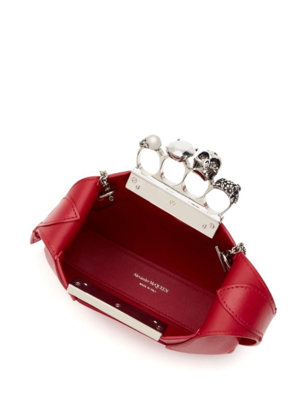 Alexander McQueen The Jewelled leather mini bag - Image 4