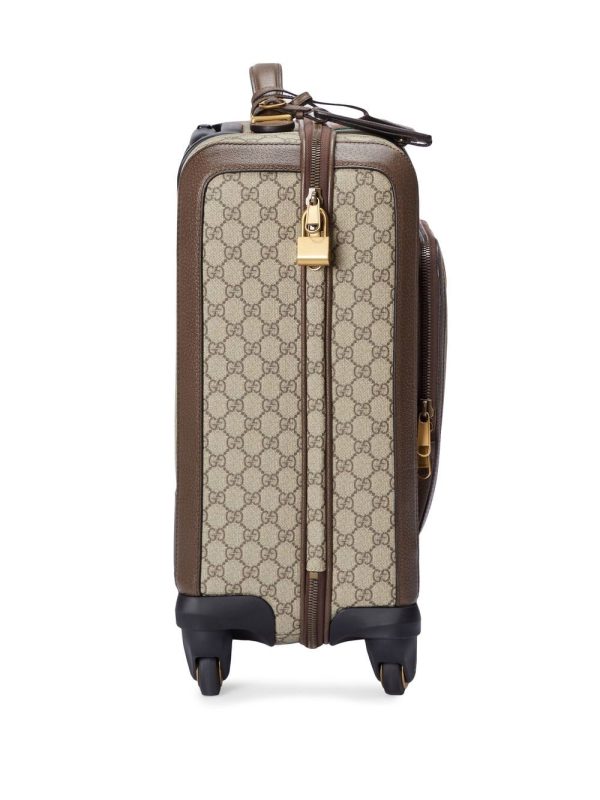 Gucci GG Supreme canvas Ophidia suitcase - Image 4