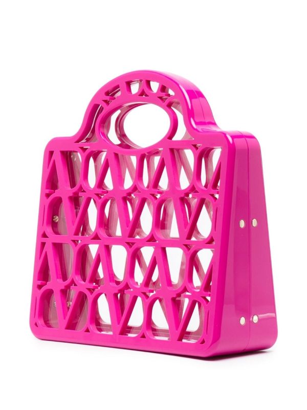 Valentino Garavani mini Le Troisième cut-out tote bag - Image 3