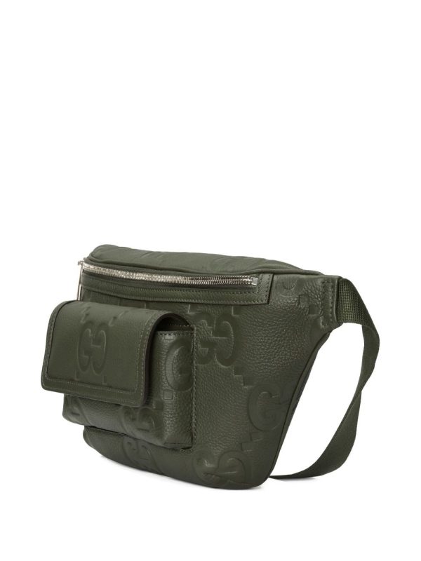 Gucci Jumbo GG monogram-embossed belt bag - Image 4