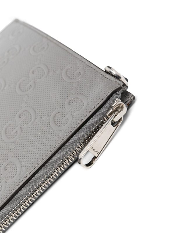 Gucci GG monogram-embossed clutch - Image 4