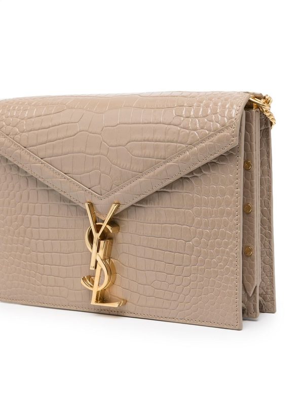 Saint Laurent Cassandra crocodile-embossed bag - Image 4