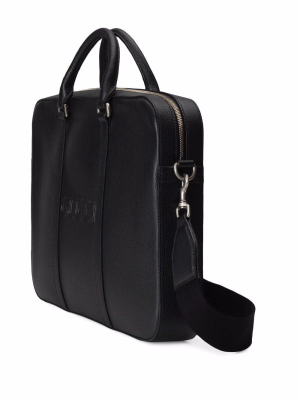 Gucci debossed-logo briefcase - Image 4