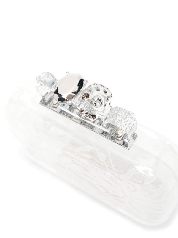 Alexander McQueen Skull Four-Ring clutch - Image 4