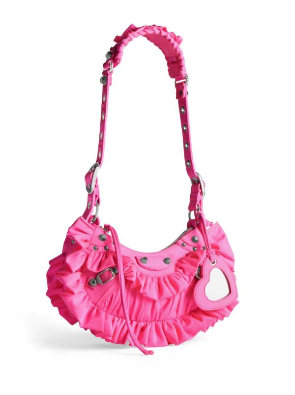 Balenciaga Le Cagole ruffles shoulder bag - Image 4