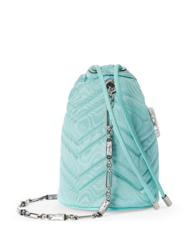 Gucci Double G crystal-embellished bucket bag - Image 4