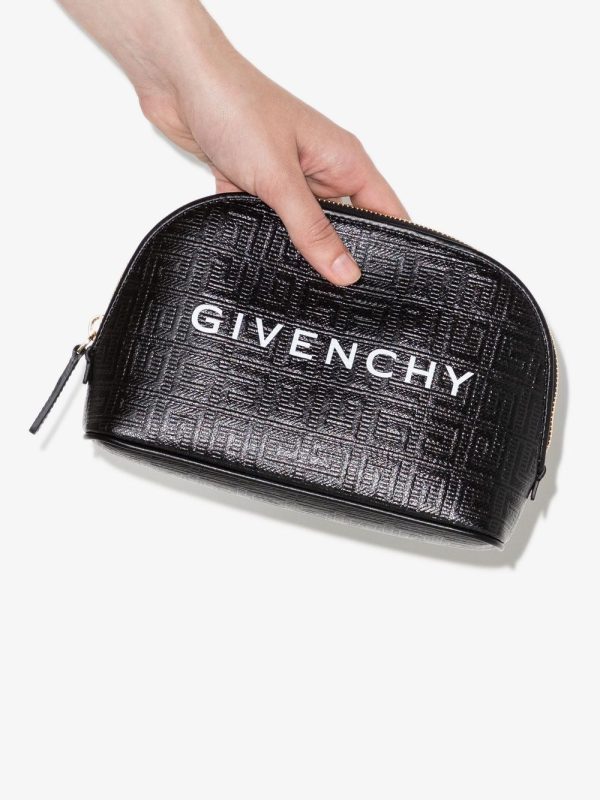 Givenchy logo-print embossed clutch - Image 4